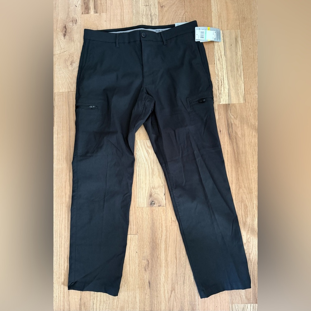 PGA Tour (2 Pair) Men's Black Cargo Pants